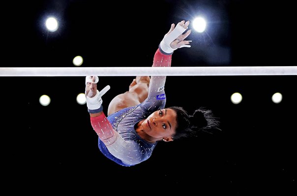 Simone Biles USA Uneven Bars Gymnastics World Championships 2023