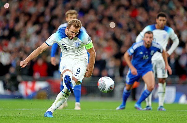 Harry Kane England scores v Italy EURO 2024 Qualifiers Wembley 2023