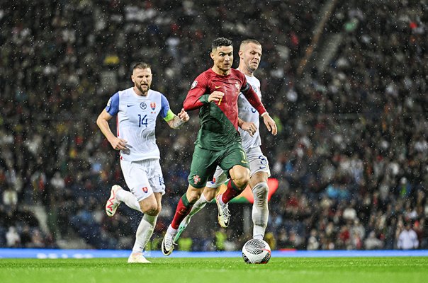 Cristiano Ronaldo Portugal Football v Slovakia 2024 Qualifier Porto 2023