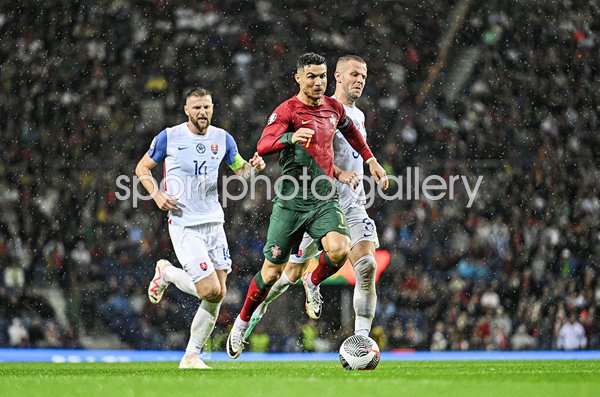 Cristiano Ronaldo Portugal Football v Slovakia 2024 Qualifier Porto 2023