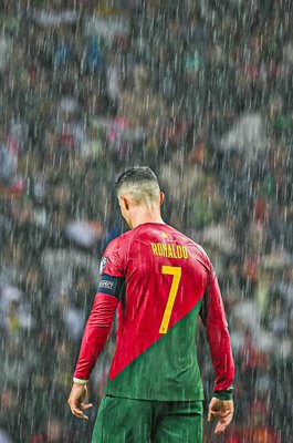 Cristiano Ronaldo Portugal Football icon v Slovakia 2024 Qualifier Porto 2023