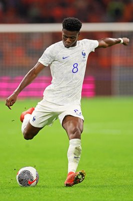 Aurelien Tchouameni France v Netherlands EURO Qualifier Amsterdam 2023