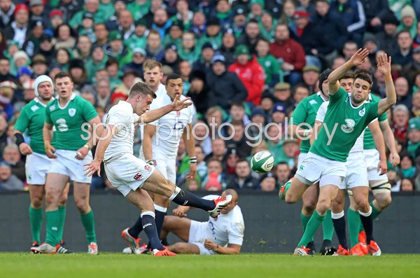 George Ford England drop goal v Ireland Six Nations Dublin 2015