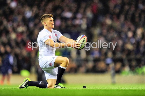Owen Farrell penalty England v France Twickenham 2013