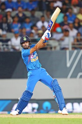 Shreyas Iyer India v New Zealand ODI Eden Park Auckland 2020