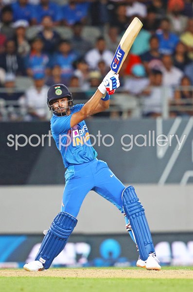 Shreyas Iyer India v New Zealand ODI Eden Park Auckland 2020