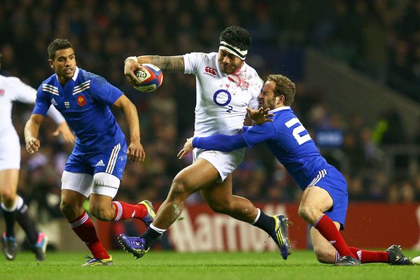 Manu Tuilagi power England v France Twickenham 2013