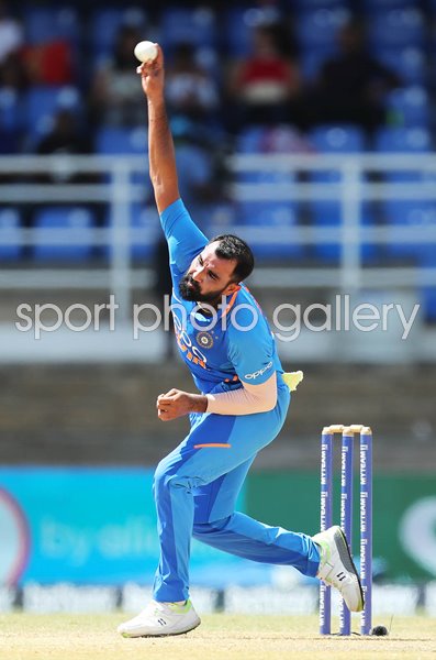 Mohammed Shami India v West Indies ODI Port of Spain Trinidad 2019