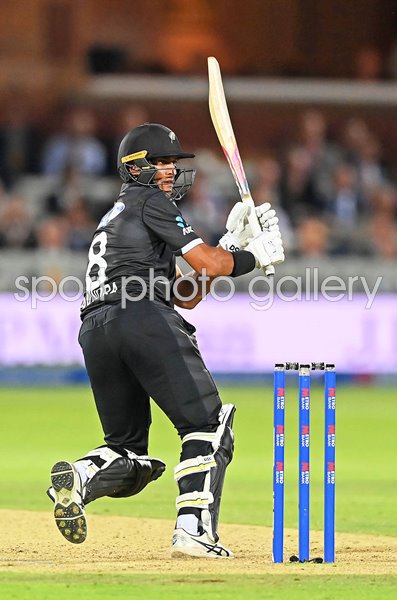 Rachin Ravindra New Zealand bats v England ODI Lord's 2023