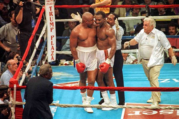 George Foreman & Evander Holyfield Atlantic City New Jersey 1991