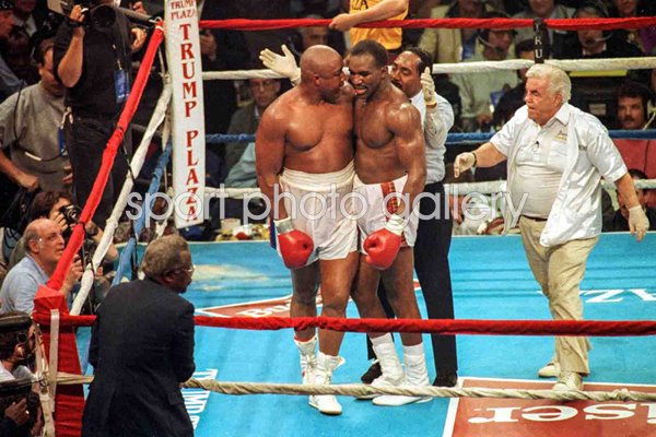 George Foreman & Evander Holyfield Atlantic City New Jersey 1991