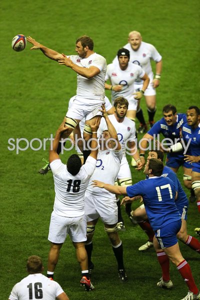 Chris Robshaw England v France Twickenham 2013