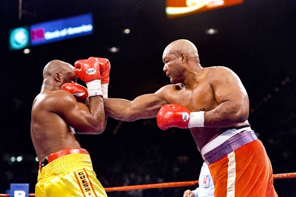 George Foreman beats Michael Moorer World Heavyweight Fight Las Vegas 1994