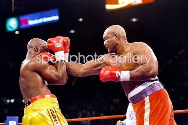 George Foreman beats Michael Moorer World Heavyweight Fight Las Vegas 1994
