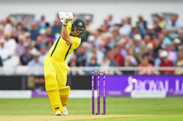Travis Head Australia bats v England ODI Trent Bridge 2018