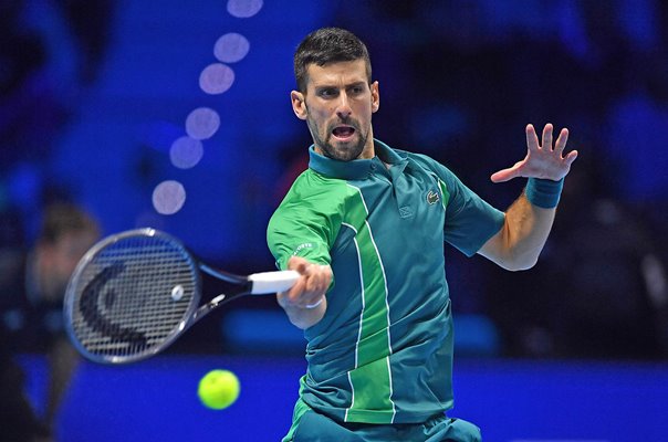Novak Djokovic Serbia v Carlos Alcaraz ATP Finals Turin 2023