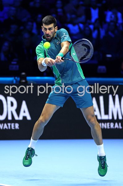 Novak Djokovic Serbia backhand Final ATP Finals Turin 2023
