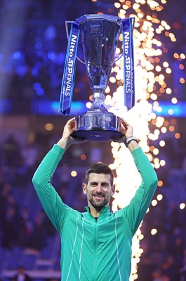 Novak Djokovic Serbia ATP Finals Trophy Turin 2023