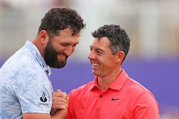 Jon Rahm & Rory McIlroy DP World Tour Championship Dubai 2023