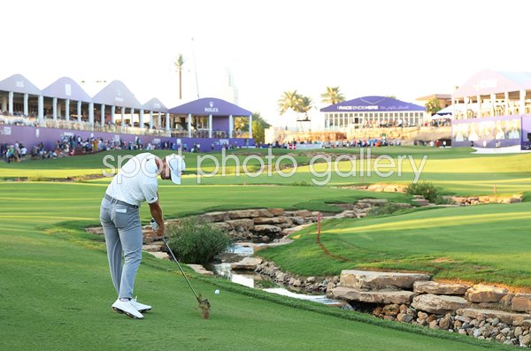 Nicolai Hojgaard Denmark 18th Hole Day 2 DP World Tour Championship Dubai 2023