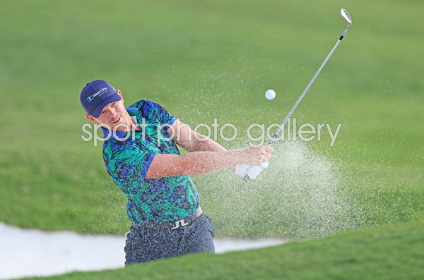 Matt Wallace England bunker DP World Tour Championship Dubai 2023