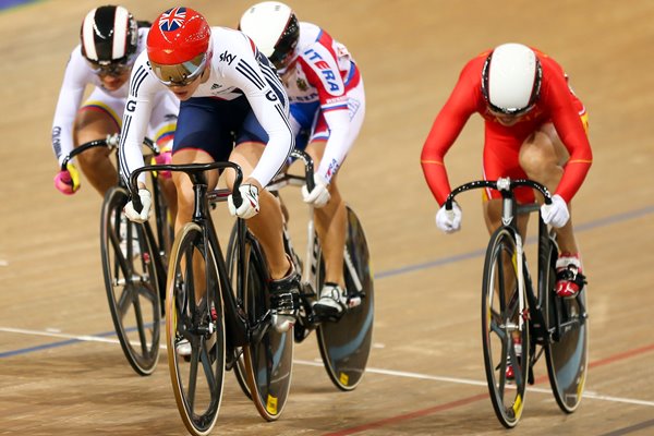 Rebecca James Women's Keirin Worlds Belarus 2013