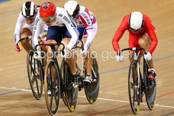 Rebecca James Women's Keirin Worlds Belarus 2013