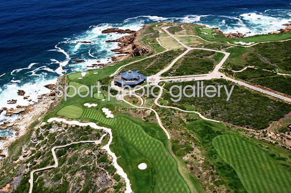 Aerial View of Pinnacle Point Golf Course in Western Cape, South Africa