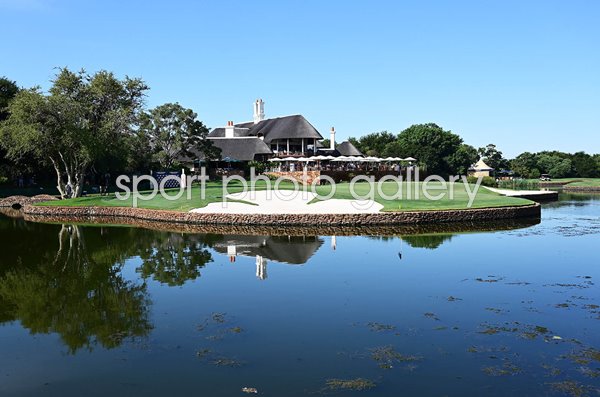 18th green Leopard Creek Country Club Malelene South Africa