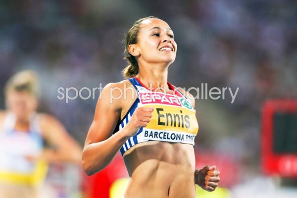 Jessica Ennis Heptathlon 200m - Barcelona 2010