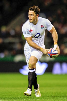 Brad Barritt England v France Twickenham 2013