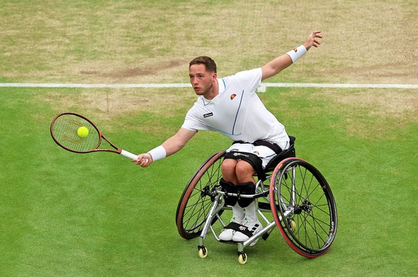 Alfie Hewitt Great Britain Forehand Wheelchair Doubles Wimbledon 2023