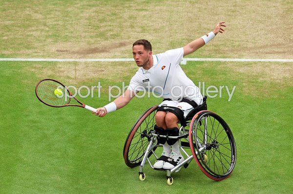 Alfie Hewitt Great Britain Forehand Wheelchair Doubles Wimbledon 2023