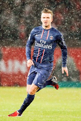 David Beckham Paris Saint-Germain FC debut 2013