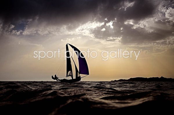 Kimberley Min Lim & Rui Qi Cecilia Low Singapore Womens 49erFX Skiff race Marseille 2023