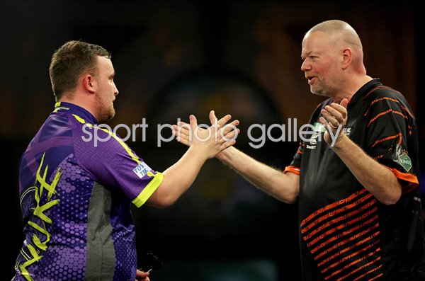 Luke Littler England beats Raymond van Barneveld Netherlands World Darts 2024
