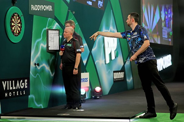 Luke Humphries England World Darts Alexandra Championship Palace London 2024