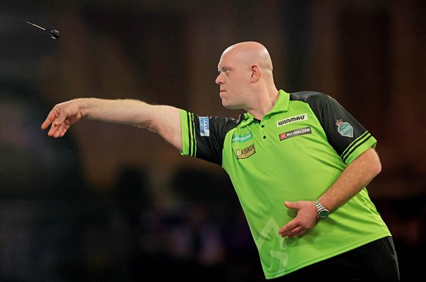 Michael van Gerwen Netherlands World Darts Alexandra Palace London 2024