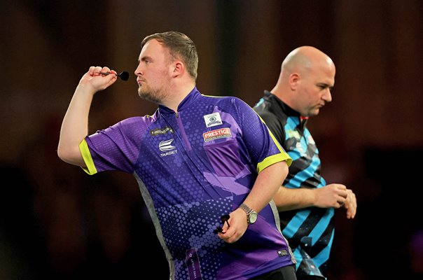 Luke Littler England v Rob Cross World Darts Semi Final Alexandra Palace 2024