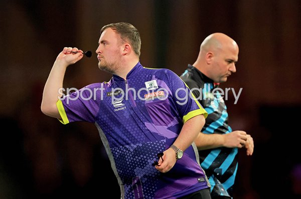 Luke Littler England v Rob Cross World Darts Semi Final Alexandra Palace 2024