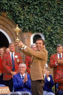 Tony Jacklin Europe Winning Captain Ryder Cup The Belfry 1985