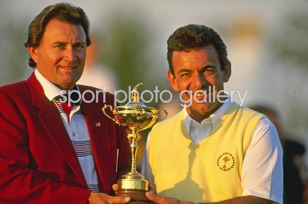Ray Floyd USA & Tony Jacklin Europe Ryder Cup captains The Belfry 1985