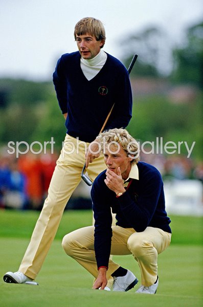 Ken Brown & Bernhard Langer Europe Ryder Cup The Belfry 1985
