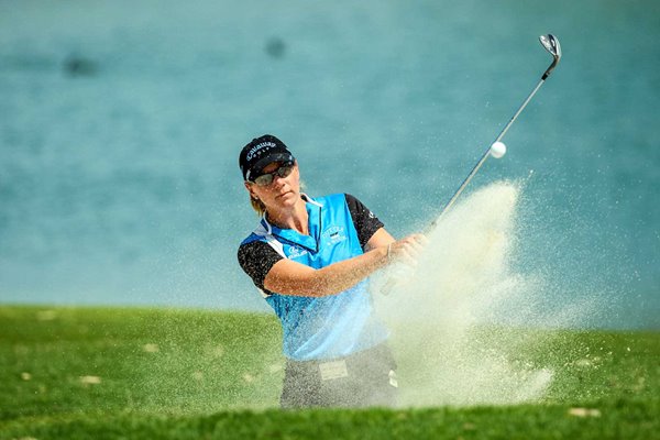 Annika Sorenstam Sweden bunker Kraft Nabisco Championship Mission Hills CC 2008