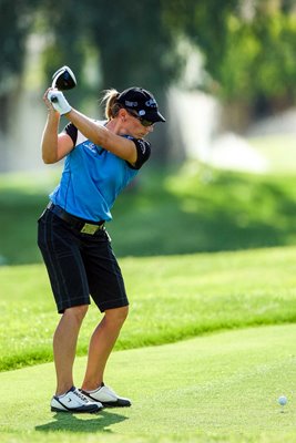 Annika Sorenstam Sweden drives Kraft Nabisco Championship Mission Hills 2008