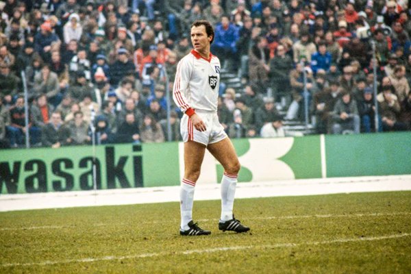 Franz Beckenbauer German Football Legend Hamburg 1981