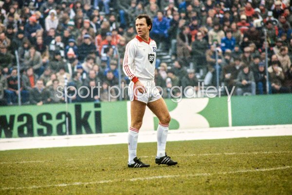 Franz Beckenbauer German Football Legend Hamburg 1981