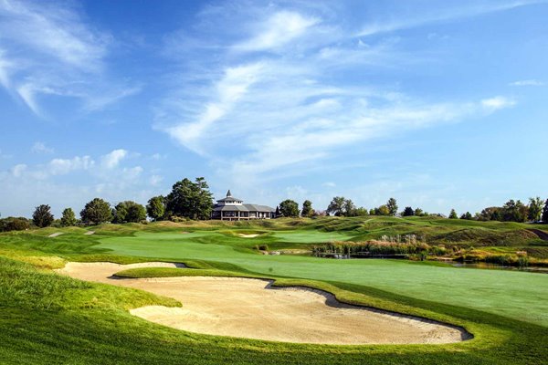 Par 5 18th hole Valhalla Golf Course Louisville, Kentucky