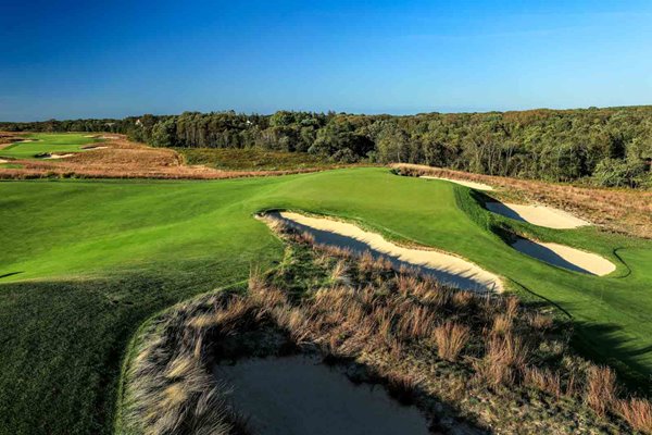 11th Hole par 3 Shinnecock Hills Golf Club Southampton New York