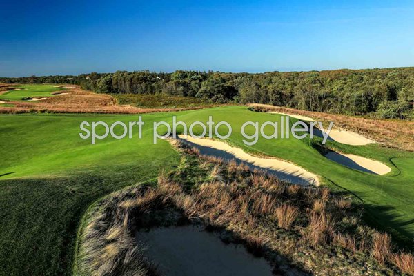 11th Hole par 3 Shinnecock Hills Golf Club Southampton New York